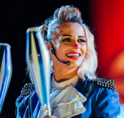 Celebrating International Women’s Day with the only female clown in the UK….Andreea!